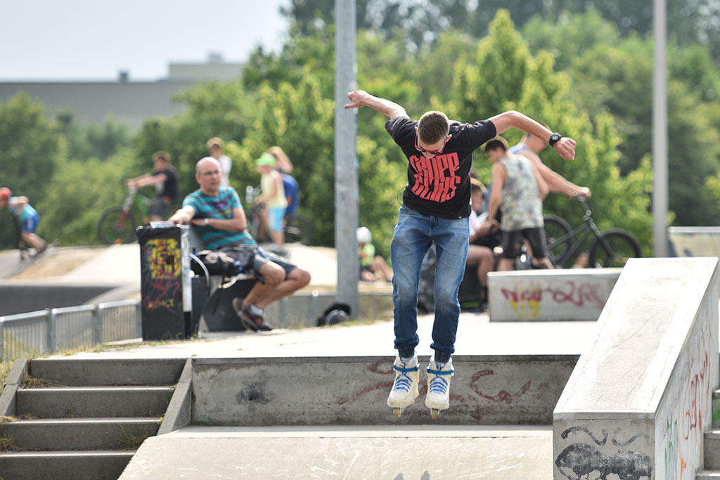 Na legnickim skateparku odbyły się zawody Skate Jam. Cz.2