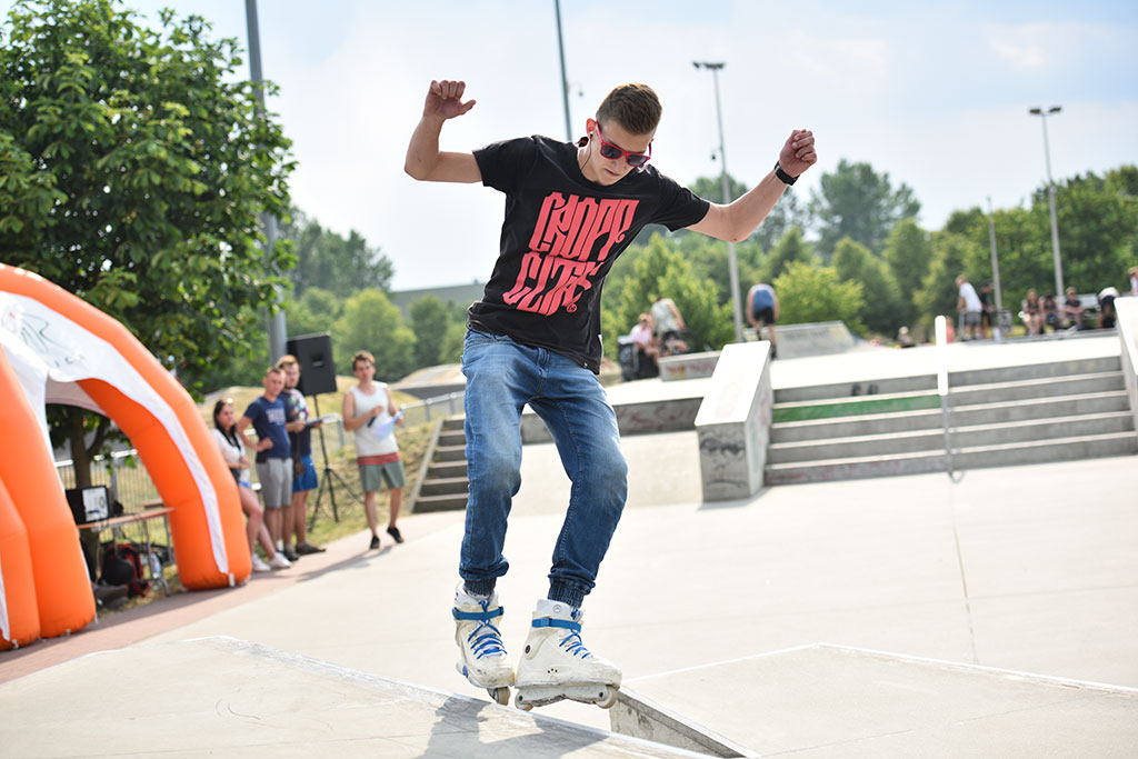 Na legnickim skateparku odbyły się zawody Skate Jam. Cz.2