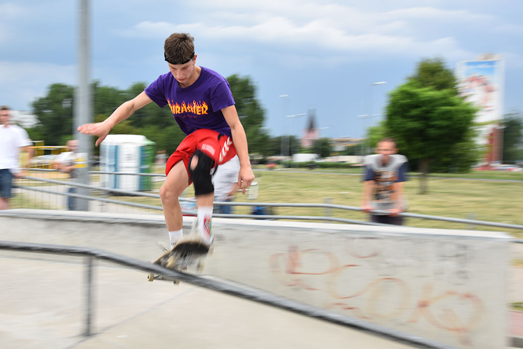 Na legnickim skateparku odbyły się zawody Skate Jam. Cz.2