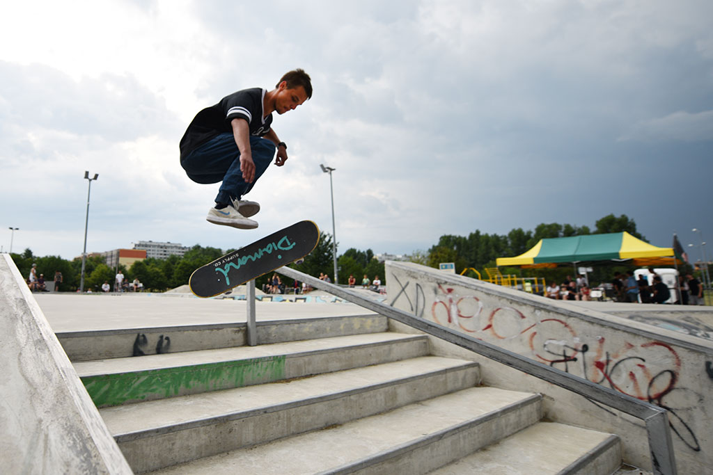 Na legnickim skateparku odbyły się zawody Skate Jam. Cz.2