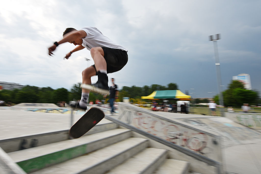 Na legnickim skateparku odbyły się zawody Skate Jam. Cz.2