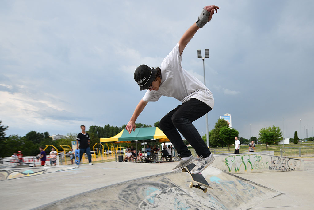 Na legnickim skateparku odbyły się zawody Skate Jam. Cz.2