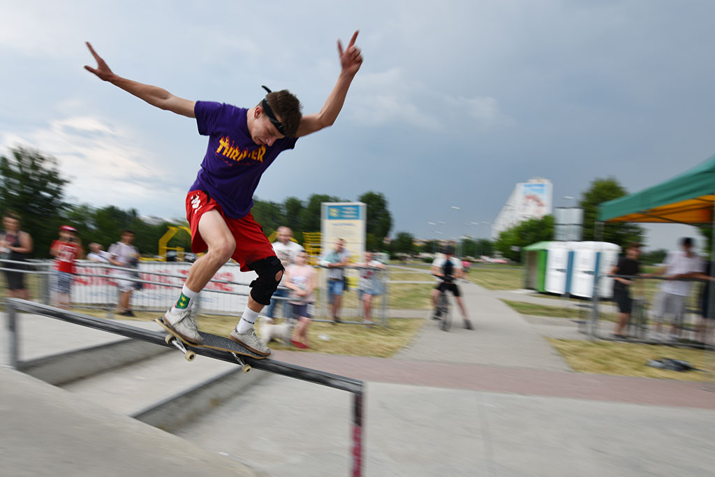 Na legnickim skateparku odbyły się zawody Skate Jam. Cz.2