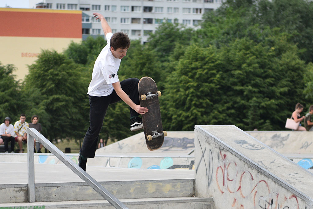 Na legnickim skateparku odbyły się zawody Skate Jam. Cz.2