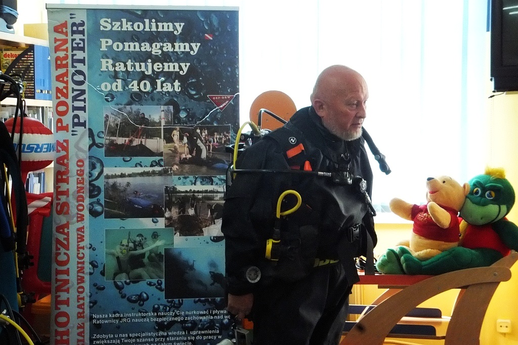 Nurkowie z Pinotera mówili o bezpieczeństwie nad wodą