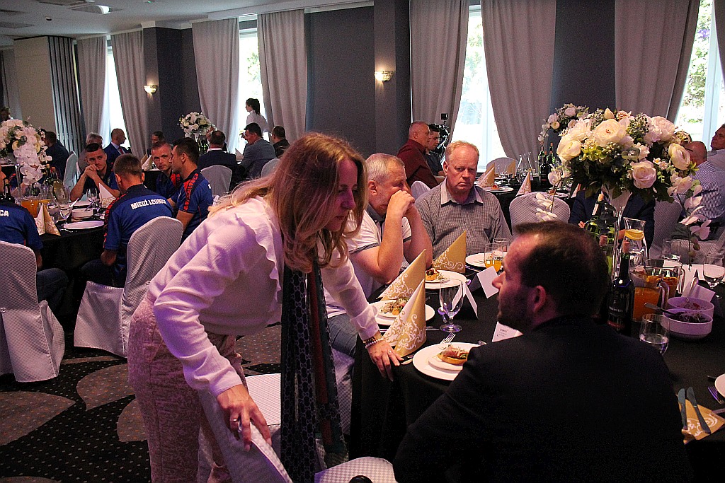 Miedź w gościach u prezydenta. Był tort, gratulacje i obiad