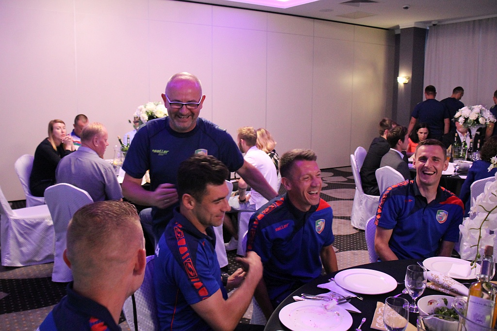 Miedź w gościach u prezydenta. Był tort, gratulacje i obiad