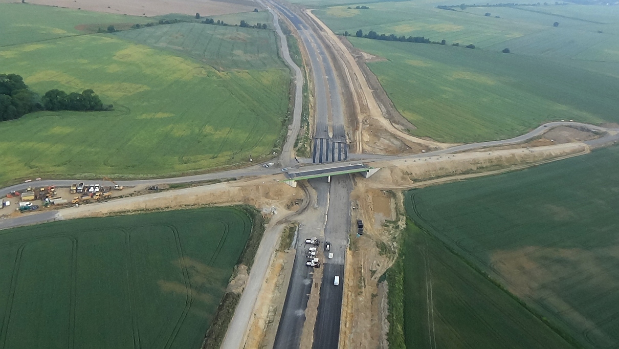 Trwają prace budowlane na odcinku S3 z Legnicy do Jawora