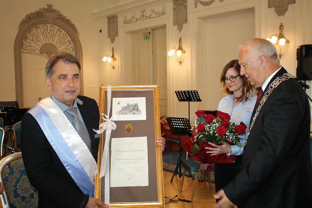 Waldemar Krzystek honorowym obywatelem Legnicy           
