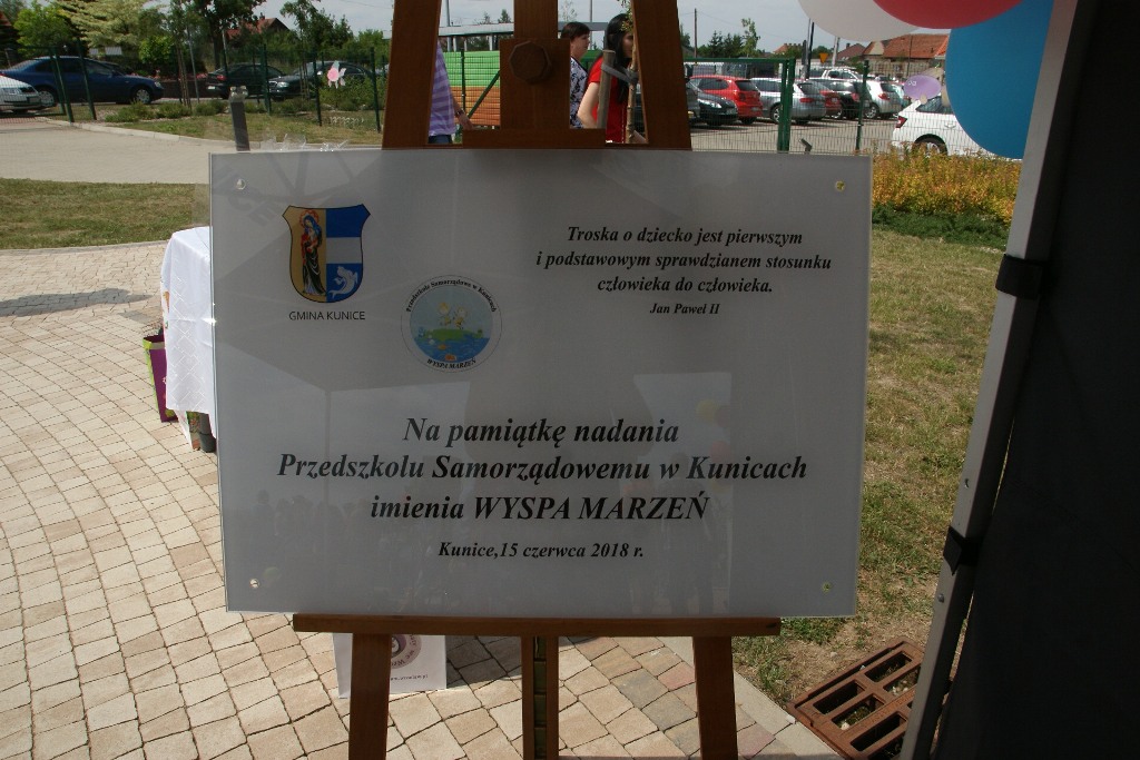 Przedszkole w Kunicach to Wyspa Marzeń