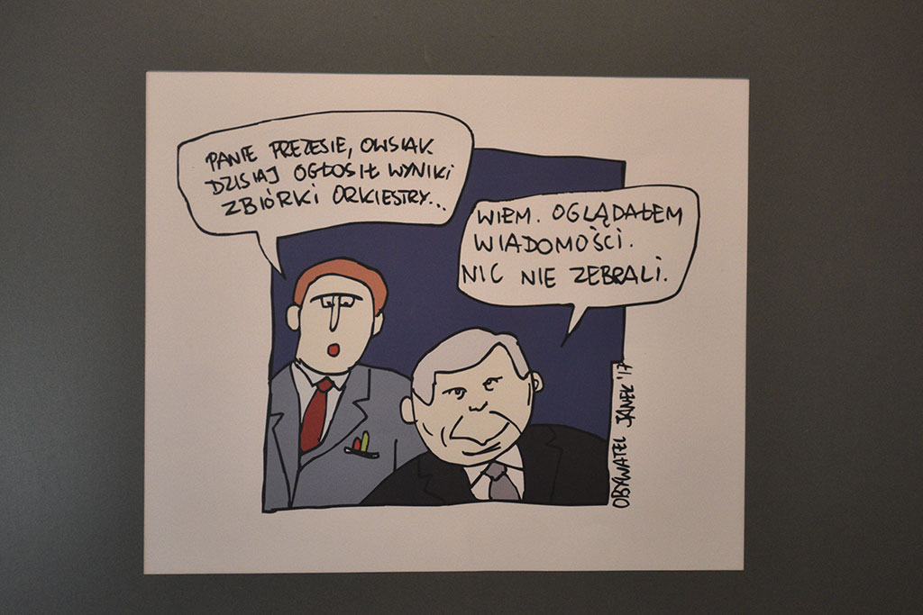 Wystawa Janka Janowskiego w Galerii Satyrykon