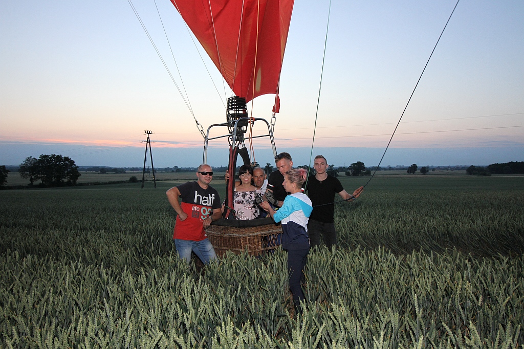 Balon SP-BZB Balloon Expedition wylądował na polu pod Legnicą