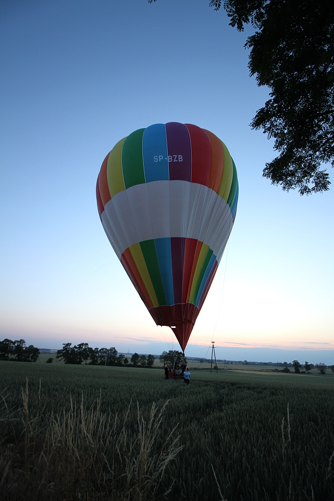 Balon SP-BZB Balloon Expedition wylądował na polu pod Legnicą
