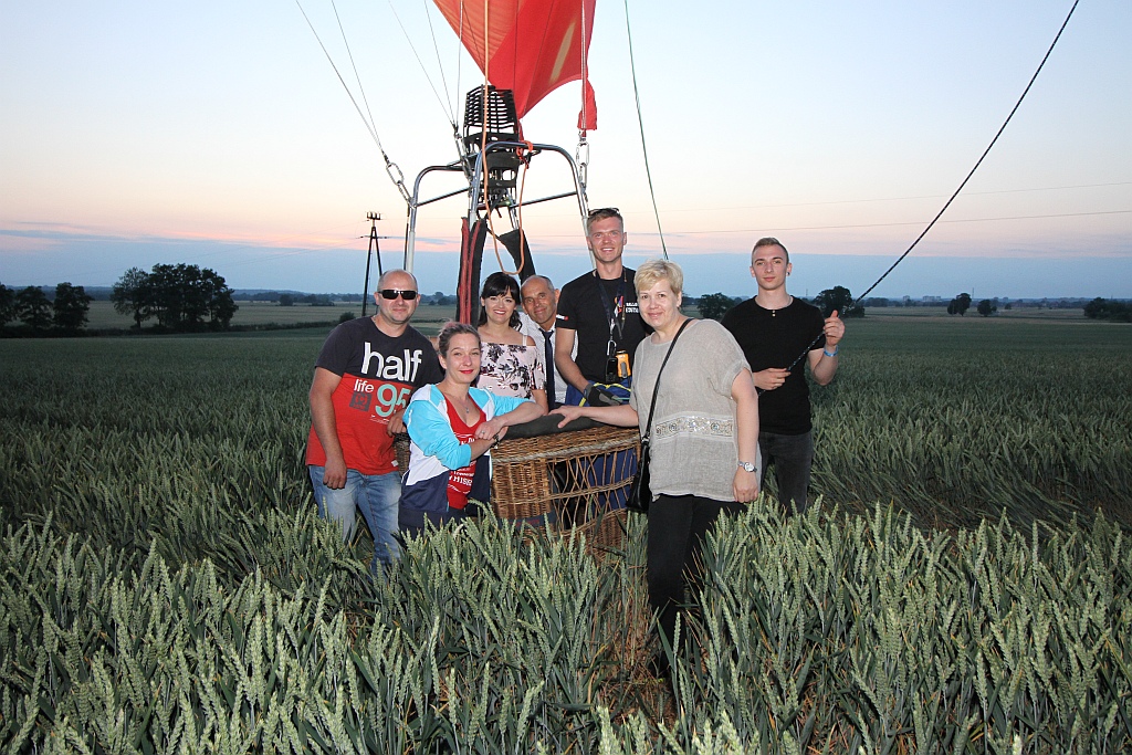 Balon SP-BZB Balloon Expedition wylądował na polu pod Legnicą