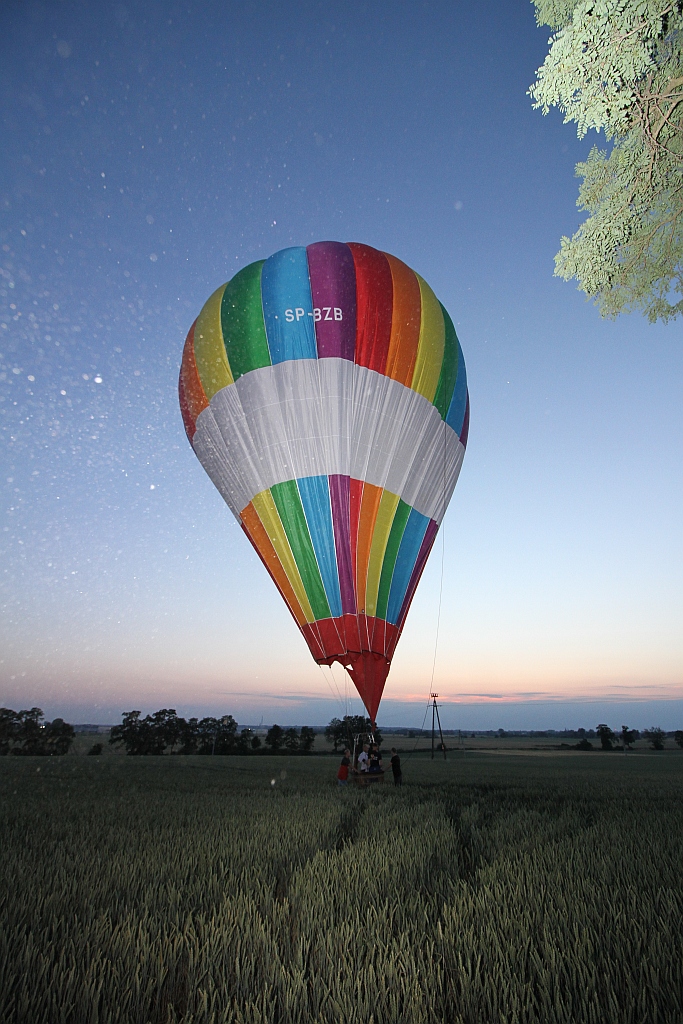 Balon SP-BZB Balloon Expedition wylądował na polu pod Legnicą