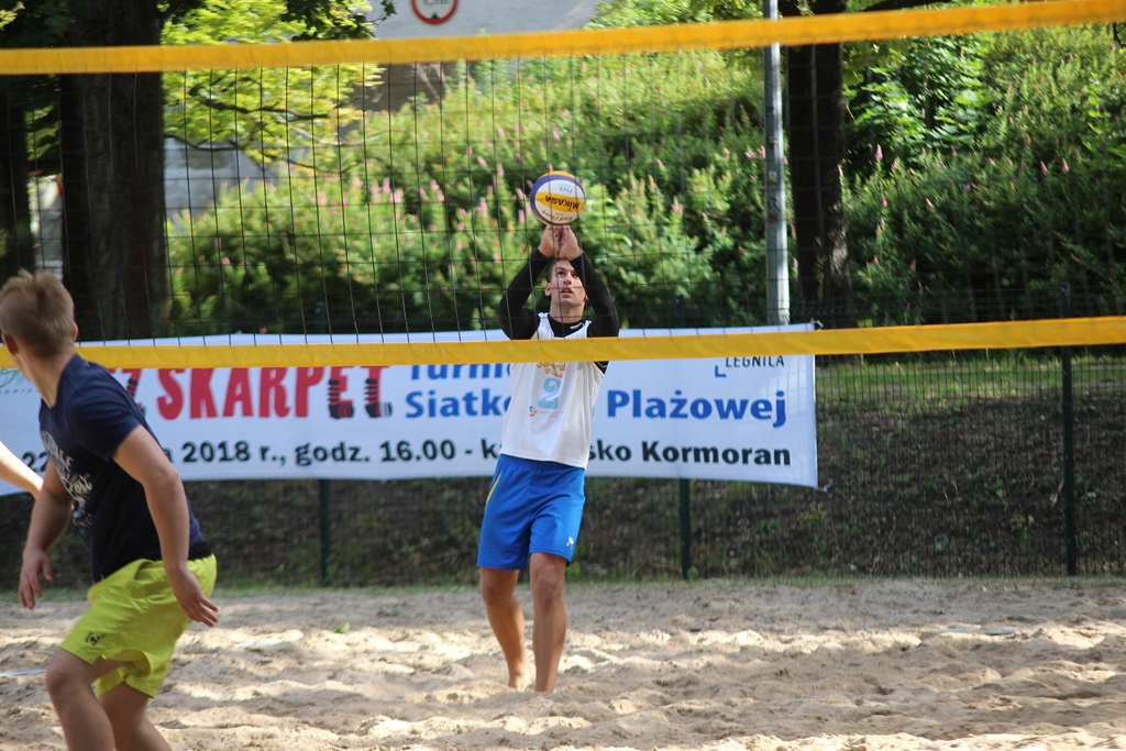 Po raz kolejny zagrali w siatkówkę na Kormoranie bez skarpet
