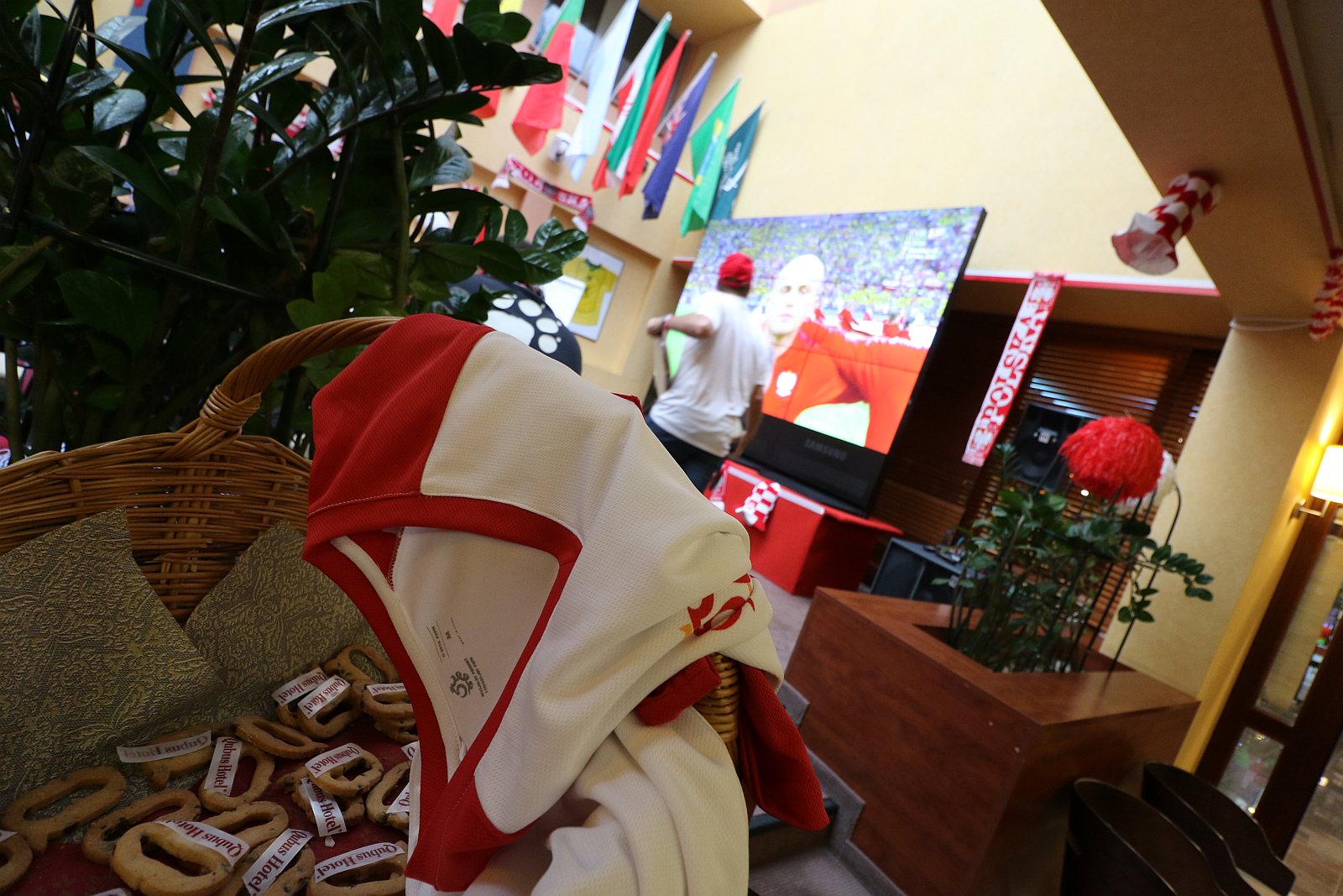 Legnica kibicuje - Mundial 2018, kibicowanie w Hotelu Qubus