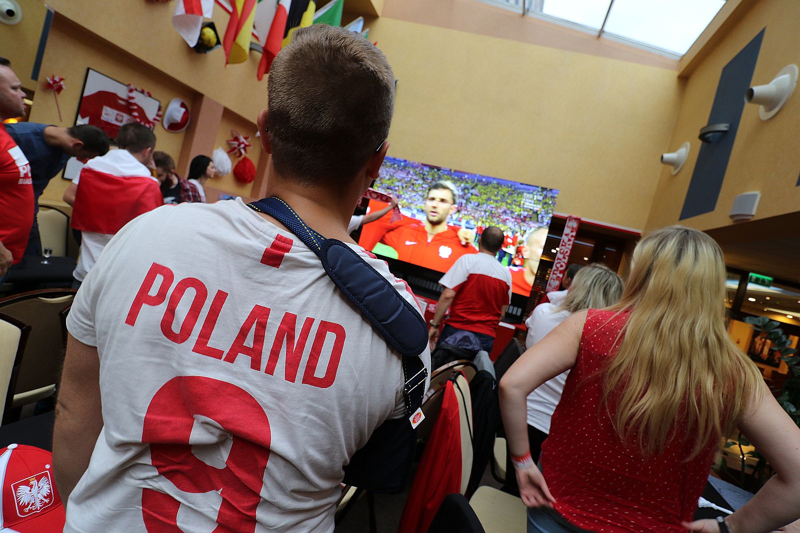 Legnica kibicuje - Mundial 2018, kibicowanie w Hotelu Qubus