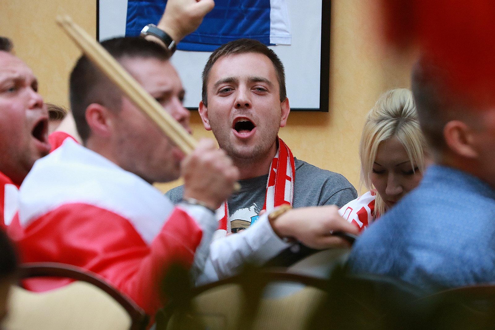 Legnica kibicuje - Mundial 2018, kibicowanie w Hotelu Qubus