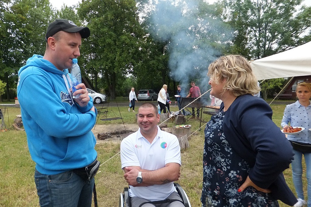 Niepełnosprawnym nawet deszcz nie przerwał dobrej zabawy