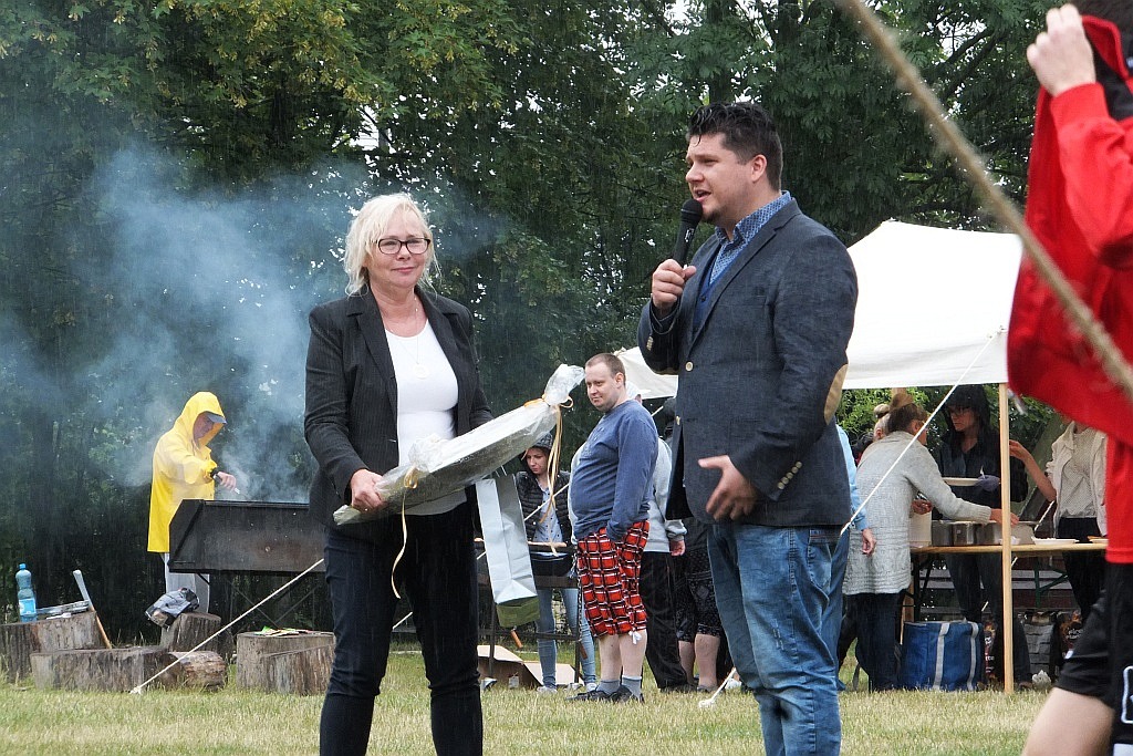 Niepełnosprawnym nawet deszcz nie przerwał dobrej zabawy