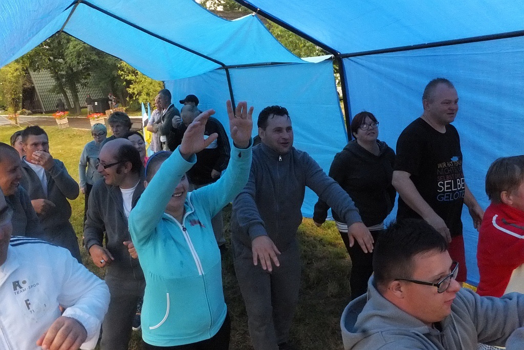 Niepełnosprawnym nawet deszcz nie przerwał dobrej zabawy