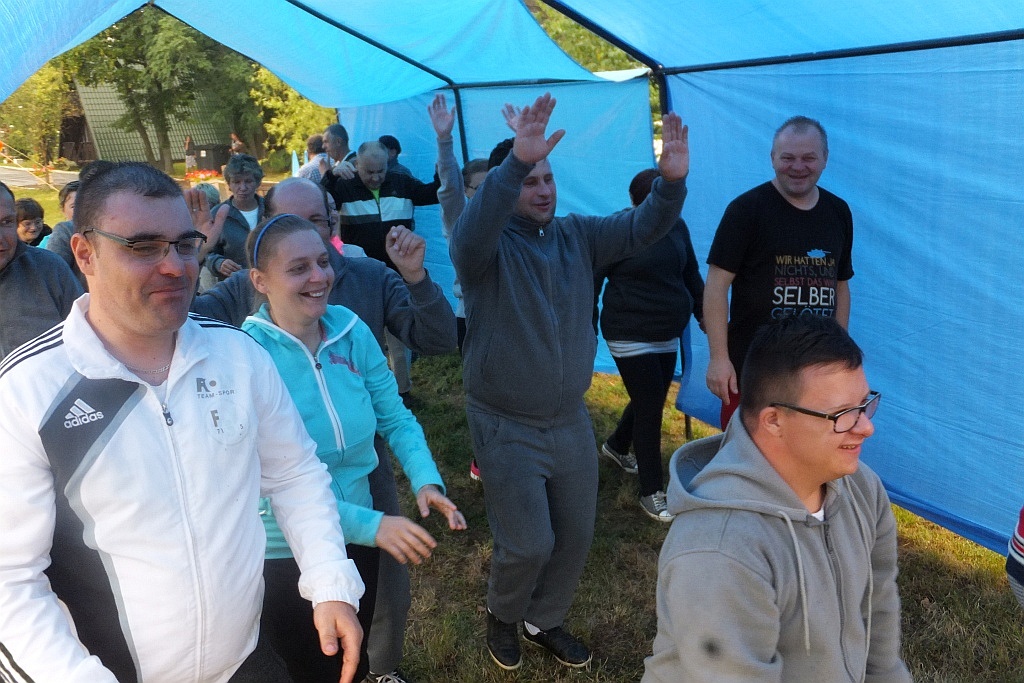 Niepełnosprawnym nawet deszcz nie przerwał dobrej zabawy