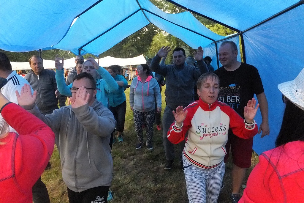 Niepełnosprawnym nawet deszcz nie przerwał dobrej zabawy