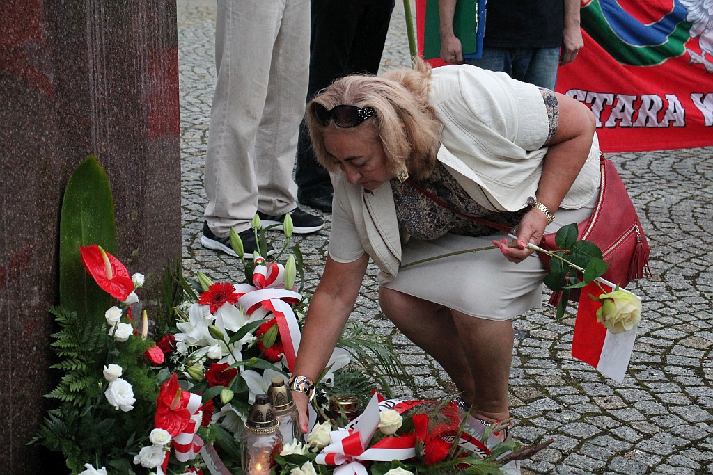 75. rocznica rzezi wołyńskiej. Uroczystość na pl. Sybiraków