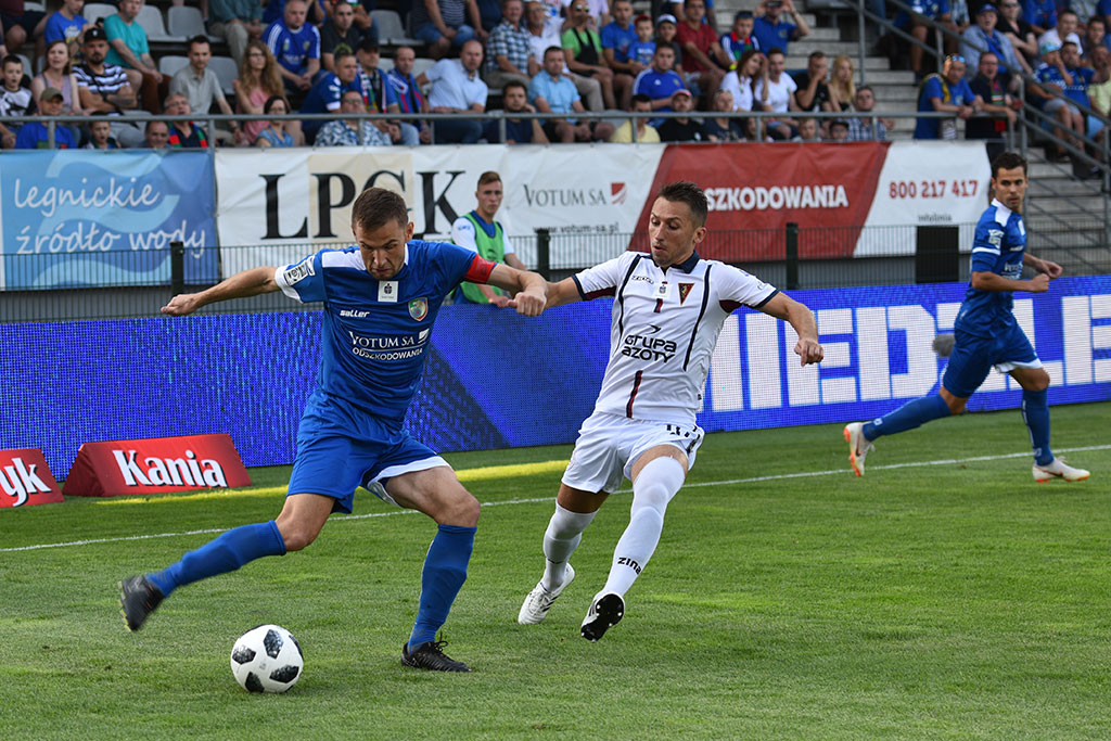 Historyczne zwycięstwo piłkarzy Miedzi Legnica w ekstraklasie