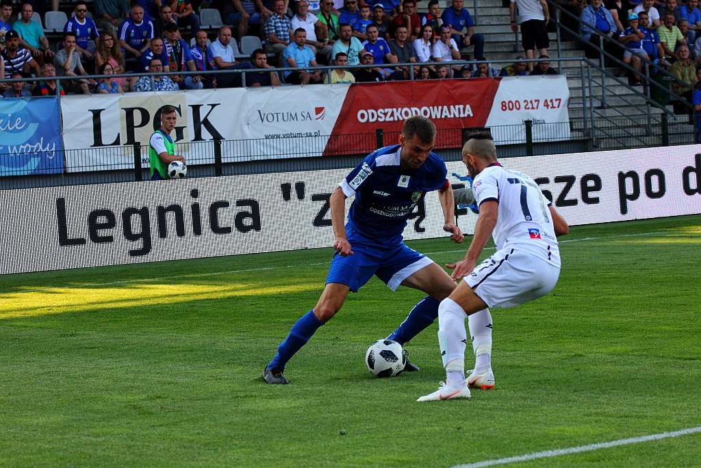 Lotto Ekstraklasa zawitała do Legnicy. Miedź lepsza od Pogoni