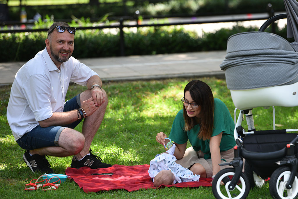 Niedzielny piknik na Polanie Angielskiej Parku Miejskiego