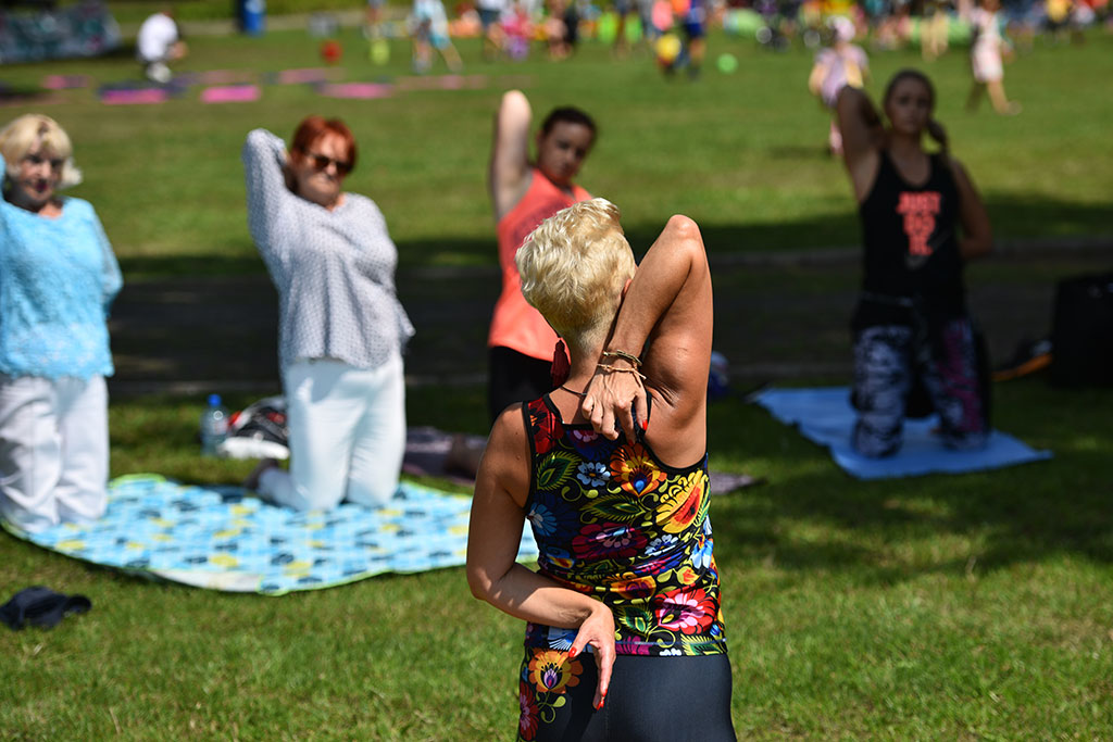Niedzielny piknik na Polanie Angielskiej Parku Miejskiego