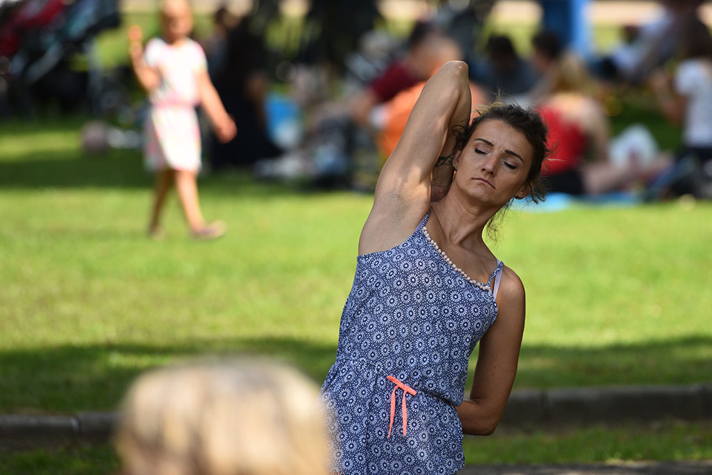 Niedzielny piknik na Polanie Angielskiej Parku Miejskiego