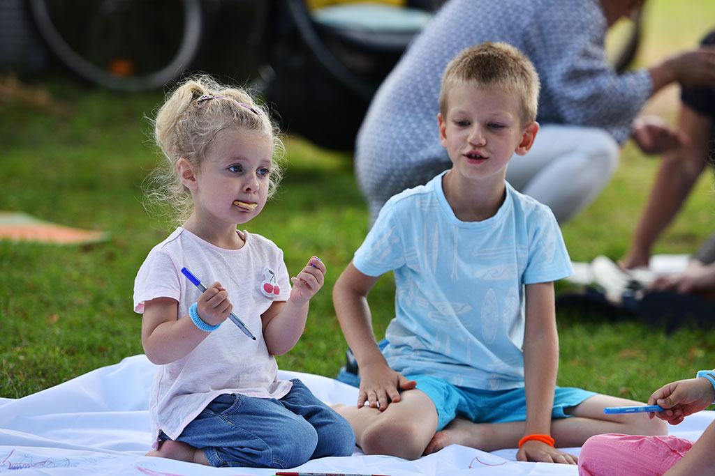 Niedzielny piknik na Polanie Angielskiej Parku Miejskiego