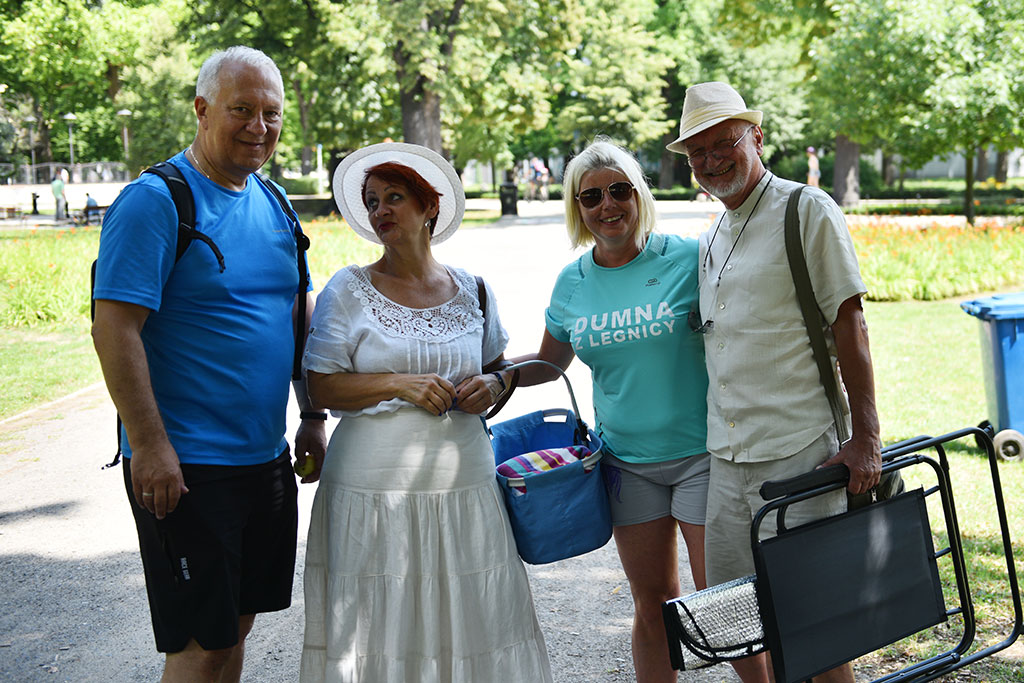Niedzielny piknik na Polanie Angielskiej Parku Miejskiego