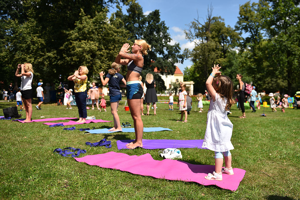 Niedzielny piknik na Polanie Angielskiej Parku Miejskiego