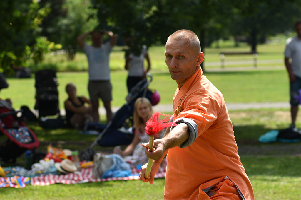 Niedzielny piknik na Polanie Angielskiej Parku Miejskiego