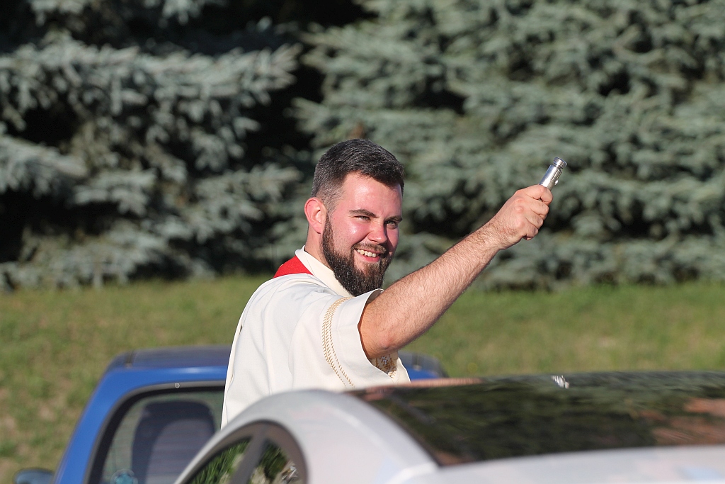W dzień Świętego Krzystofa poświęcili swoje auta        

