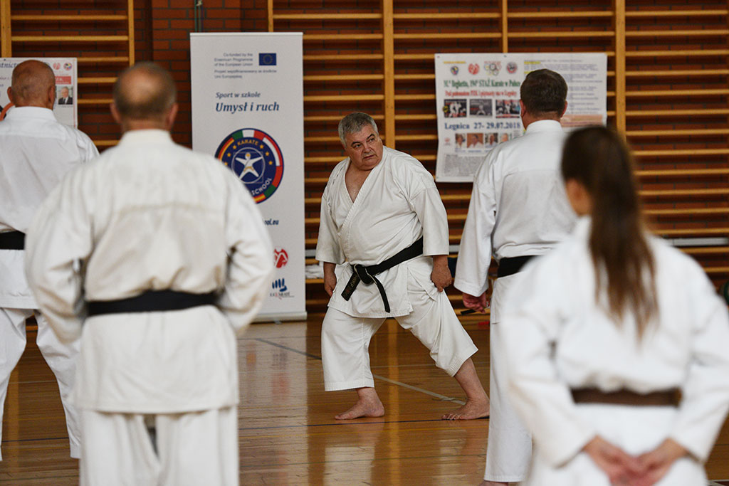Staż karate z włoskim mistrzem Giuseppe Beghetto w Legnicy