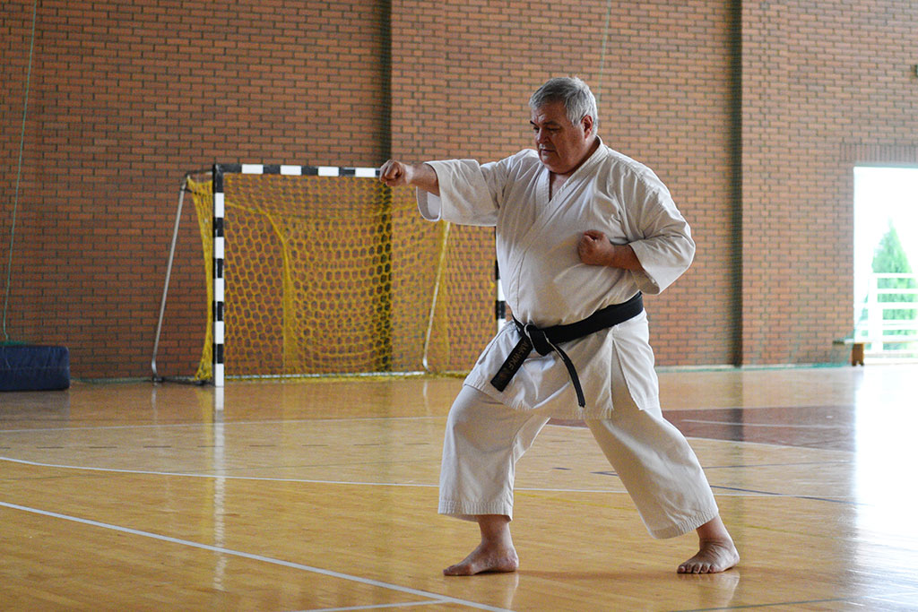 Staż karate z włoskim mistrzem Giuseppe Beghetto w Legnicy