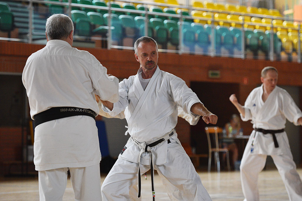 Staż karate z włoskim mistrzem Giuseppe Beghetto w Legnicy