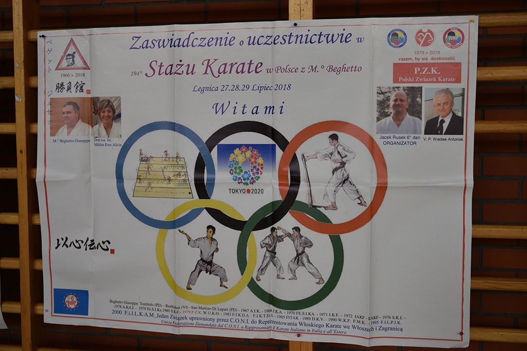 Staż karate z włoskim mistrzem Giuseppe Beghetto w Legnicy