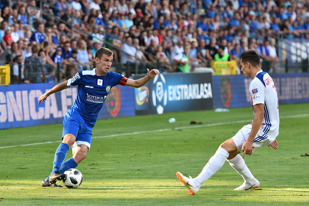 Górnik Zabrze zdobył Legnicę. Domowa porażka piłkarzy Miedzi