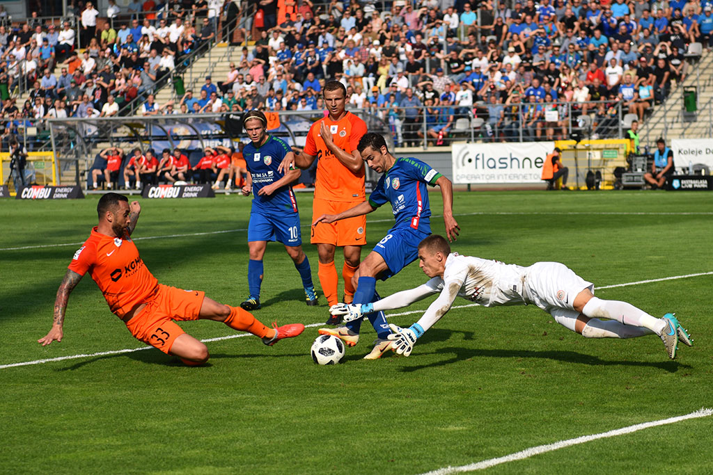 Historyczne derby: Miedź Legnica pokonała Zagłębie Lubin