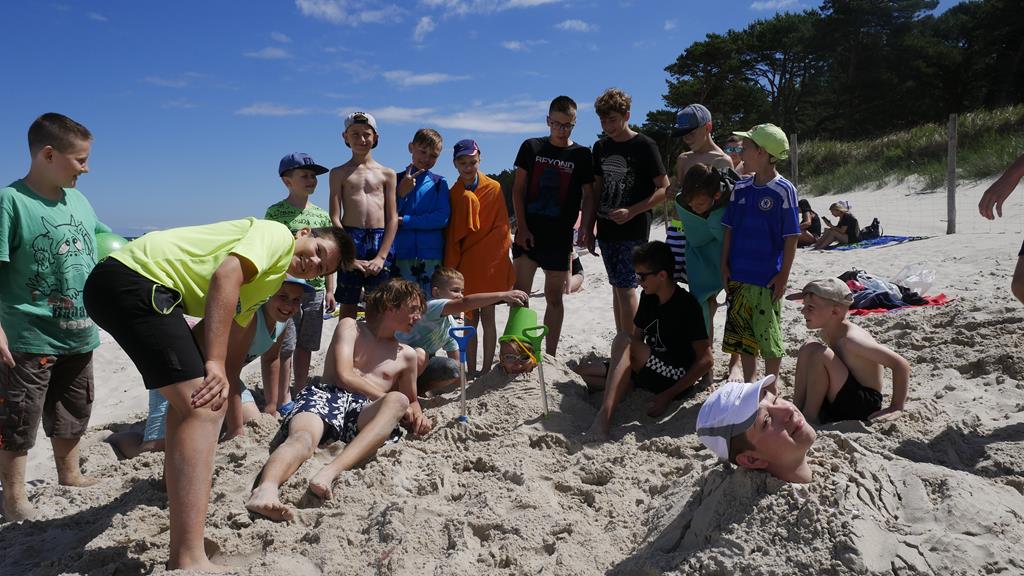 Kilkaset osób wyjechało ze Spynaczem na wakacje nad morze