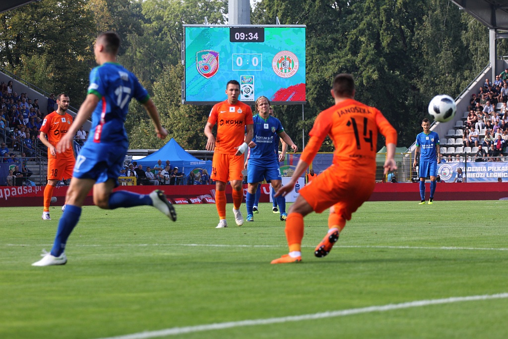 Miedź Legnica w pięknym stylu wygrała z Zagłębiem Lubin
