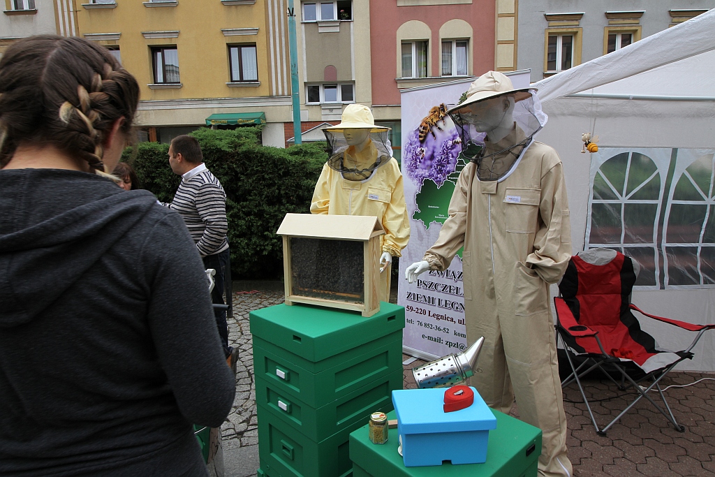 Działkowcy i pszczelarze opanowali legnicki rynek