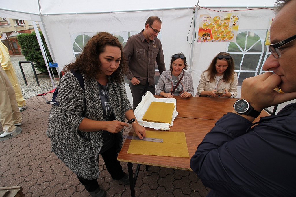 Działkowcy i pszczelarze opanowali legnicki rynek