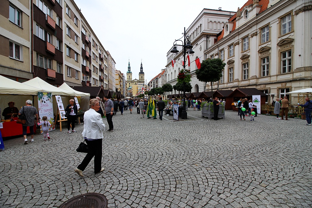 Działkowcy i pszczelarze opanowali legnicki rynek